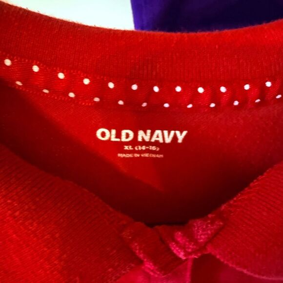 Old Navy Red and Purple Polo Shirts Collection - Picture 7 of 7